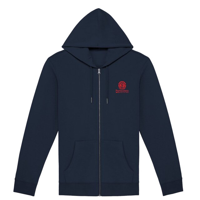 Image front Sweat à capuche zippé unisexe écoresponsable - Portez vos idées