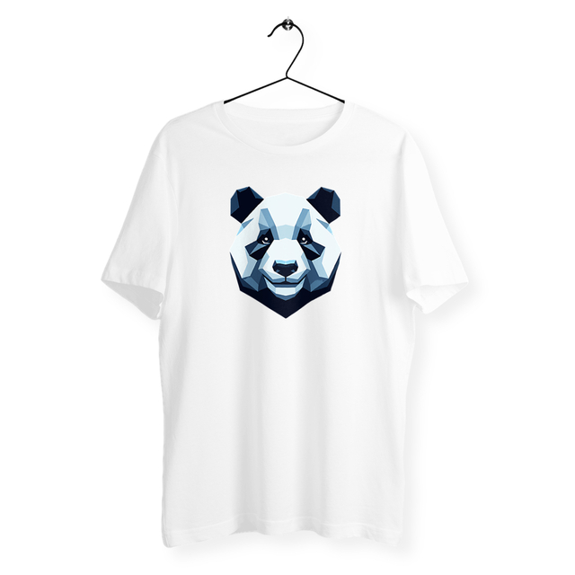 Image back T-shirt végan unisexe léger - Panda imprimé