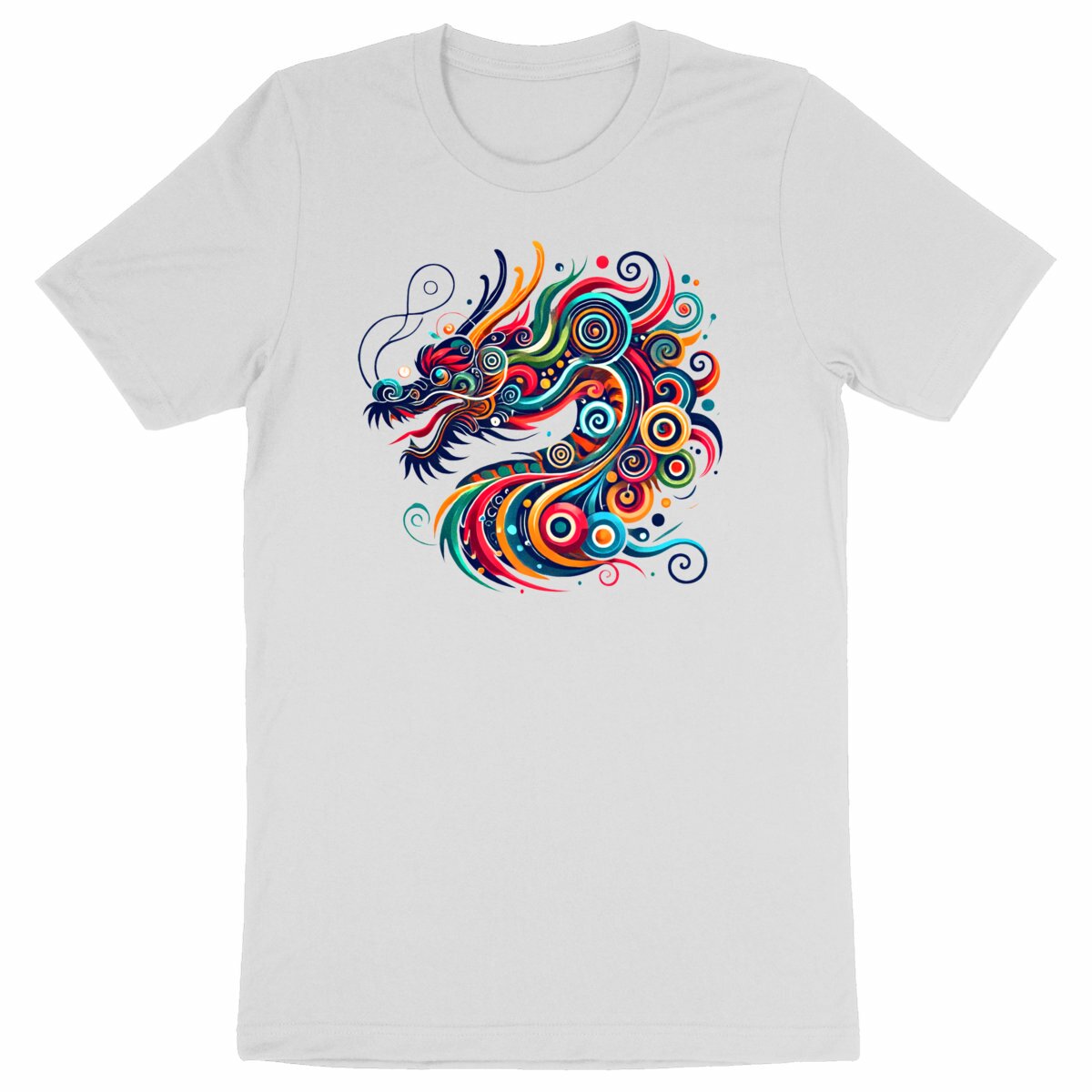 Image back T-shirt dragon unisexe