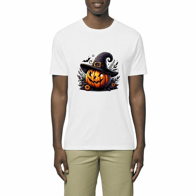 Image front Tee-shirt Halloween écologique en 100% coton bio.
