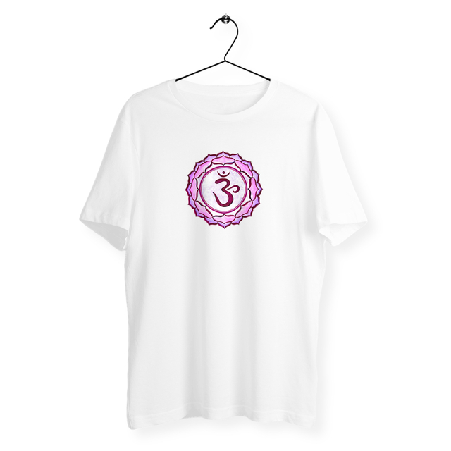 Image back T-shirt unisexe et végan. 7ème Chakra, le Chakra coronal