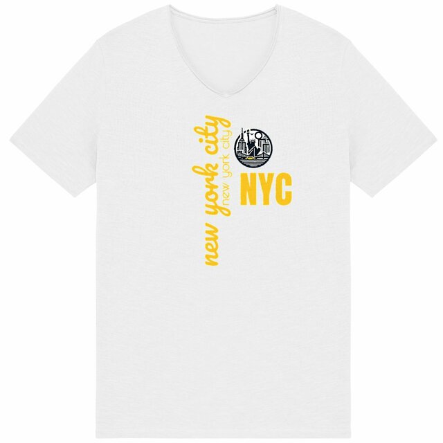 Image back T-shirt Homme New York City - Logo New York - Coton biologique