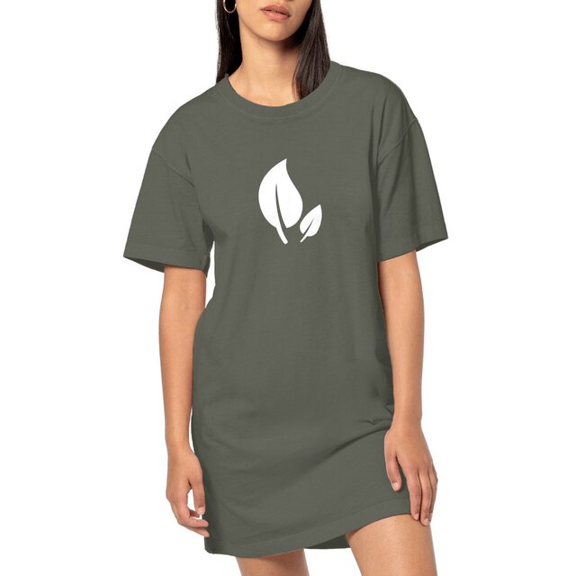 Image front Robe T-shirt Femme écoresponsable - 100% coton biologique