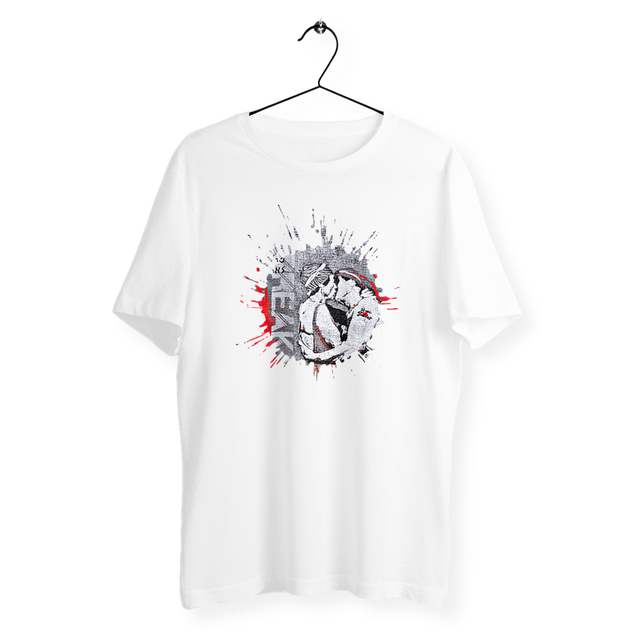 Image back T-shirt végan unisexe léger. Honneur à l'amour