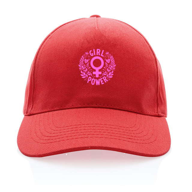 Image back Casquette 100% recyclée Girl Power. Imprimé en France