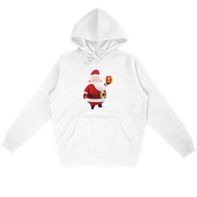 Image back Sweat à capuche Noël éthique, coton bio et polyester recyclé