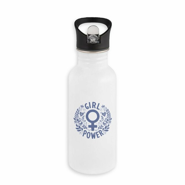 Image back Gourde Girl Power en Inox