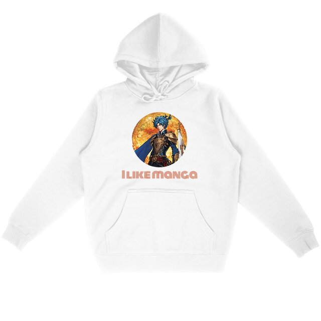 Image back Sweat à capuche écoresponsable unisexe - I like manga