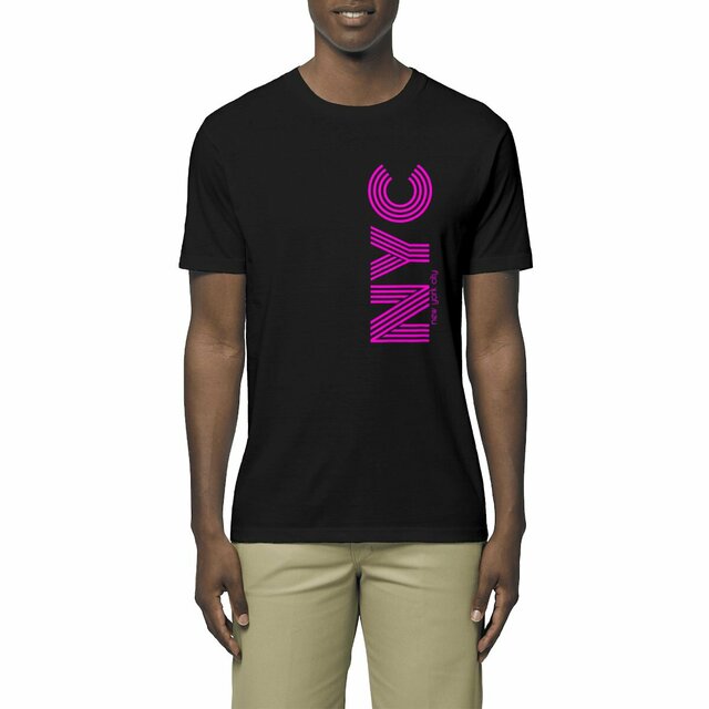 Image front T-shirt New York City unisexe léger - Premium. 100% coton bio peigné.
