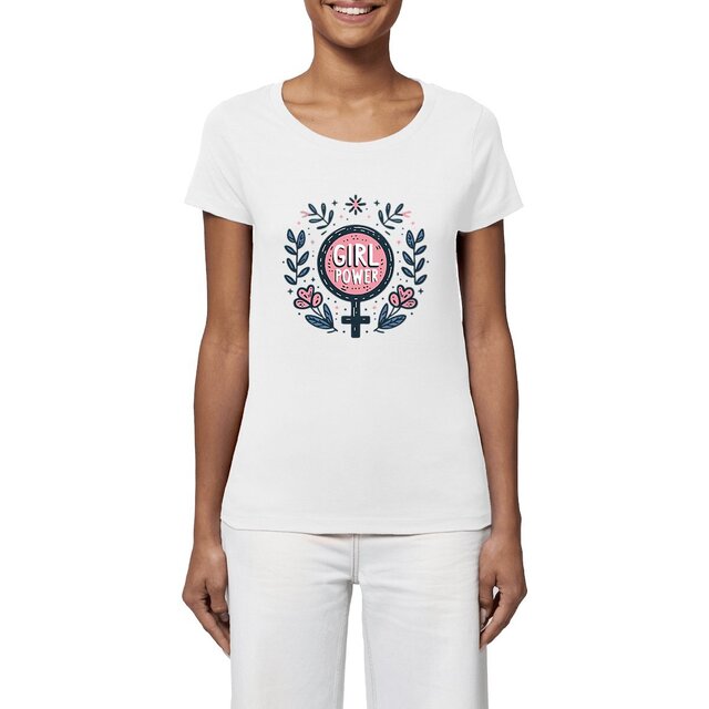 Image front T-shirt Girl Power Femme