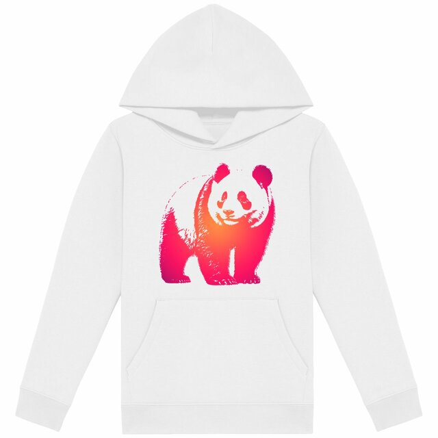 Image back Sweat à capuche panda léger pour enfant bio et recyclé