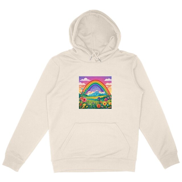 Image back Sweat à capuche militant(e) LGBT unisexe - Arc en ciel de l'amour