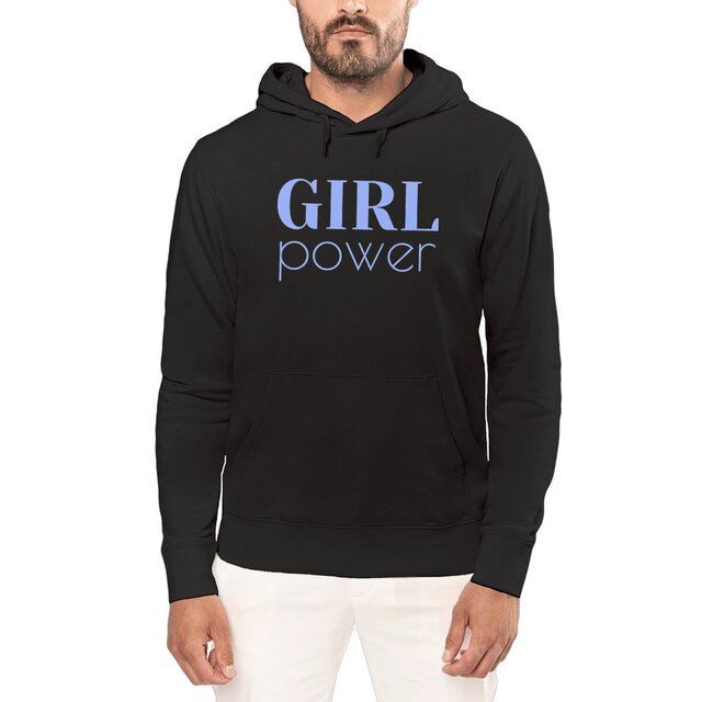 Image front Sweat à capuche Unisexe durable - Girl power