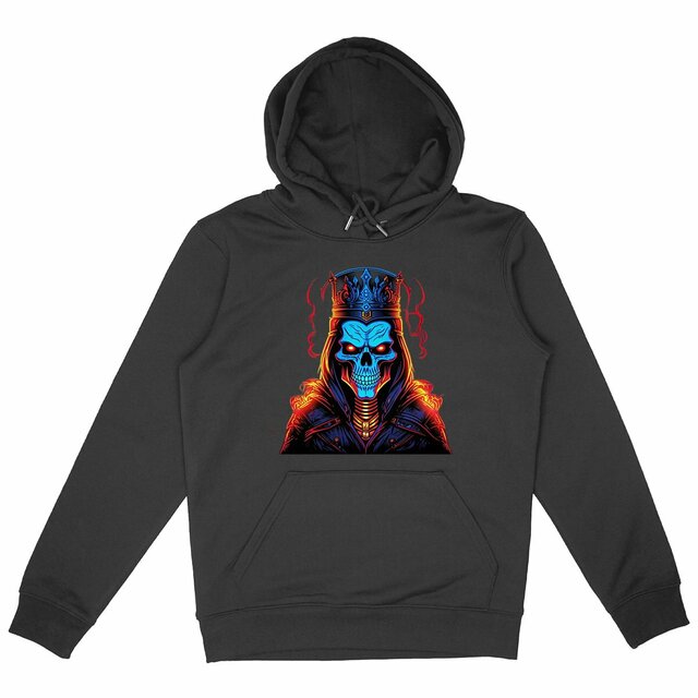 Image back Black Hoodies with Skulls Blood and Fire Avatar 30