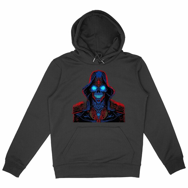 Image back Black Hoodies with Skulls Blood and Fire Avatar 17