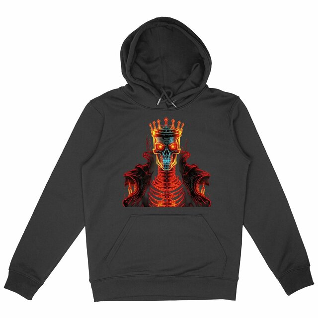 Image back Black Hoodies with Skulls Blood and Fire Avatar 28