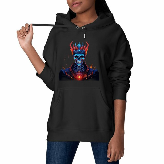 Image front Black Hoodies with Skulls Blood and Fire Avatar 24