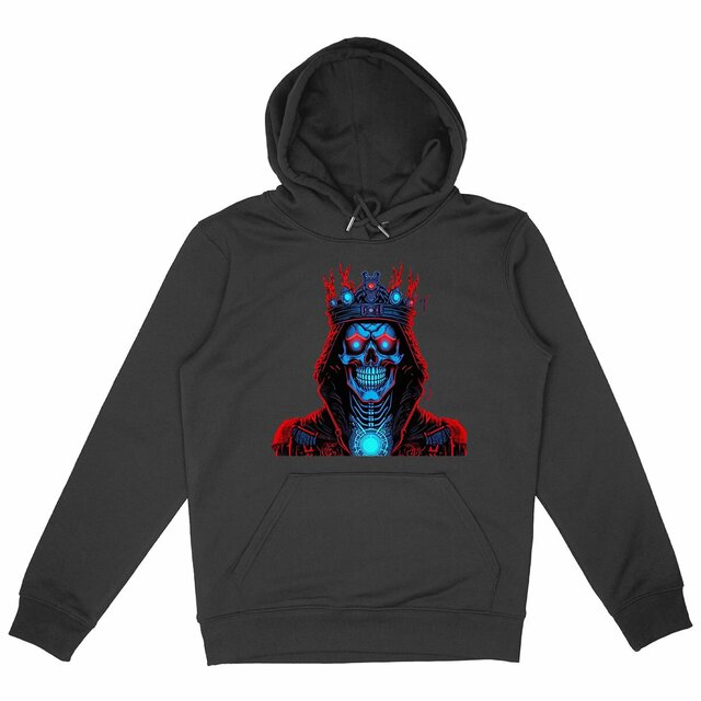 Image back Black Hoodies with Skulls Blood and Fire Avatar 9