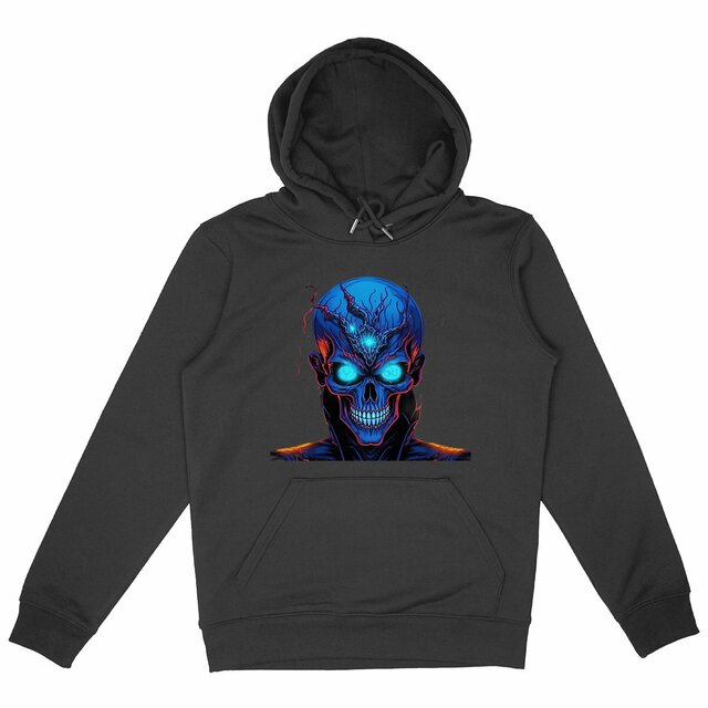 Image back Black Hoodies with Skulls Blood and Fire Avatar 19
