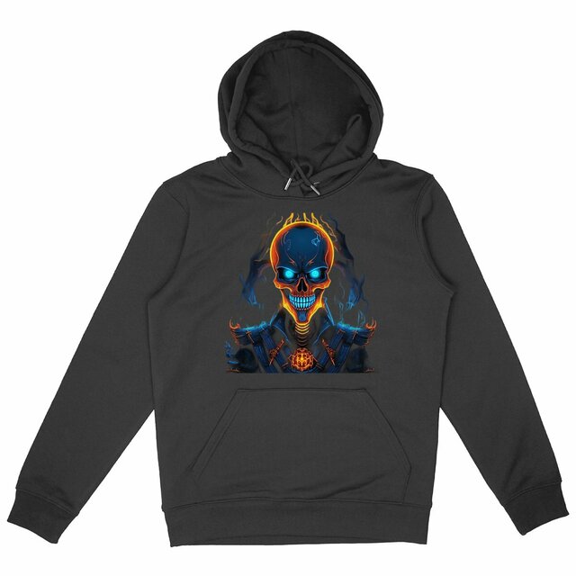Image back Black Hoodies with Skulls Blood and Fire Avatar 27