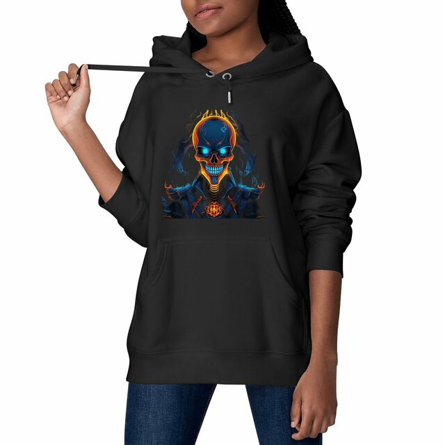 Image front Black Hoodies with Skulls Blood and Fire Avatar 27
