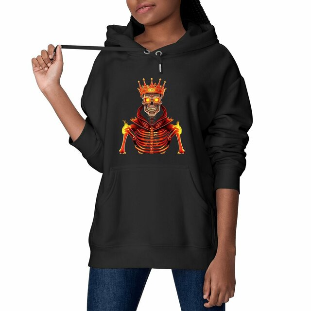 Image front Black Hoodies with Skulls Blood and Fire Avatar 7