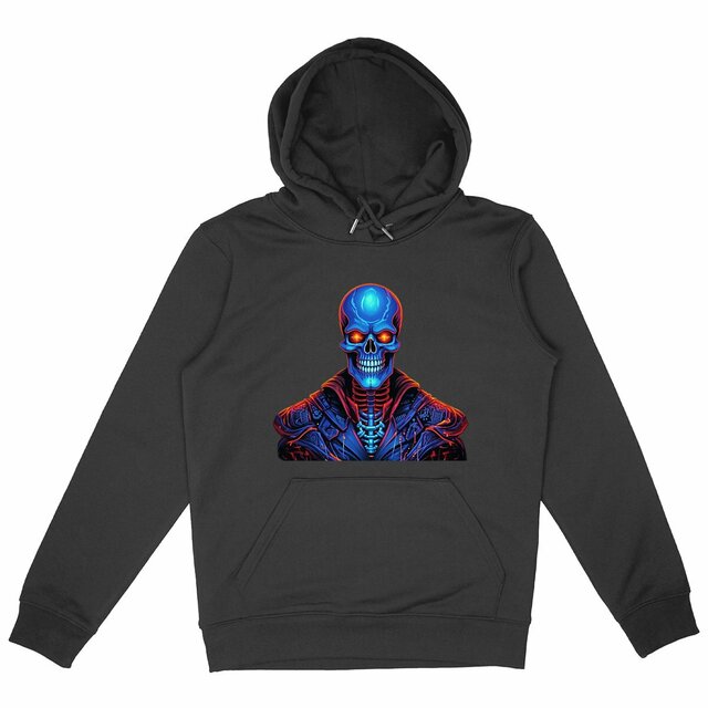 Image back Black Hoodies with Skulls Blood and Fire Avatar 12