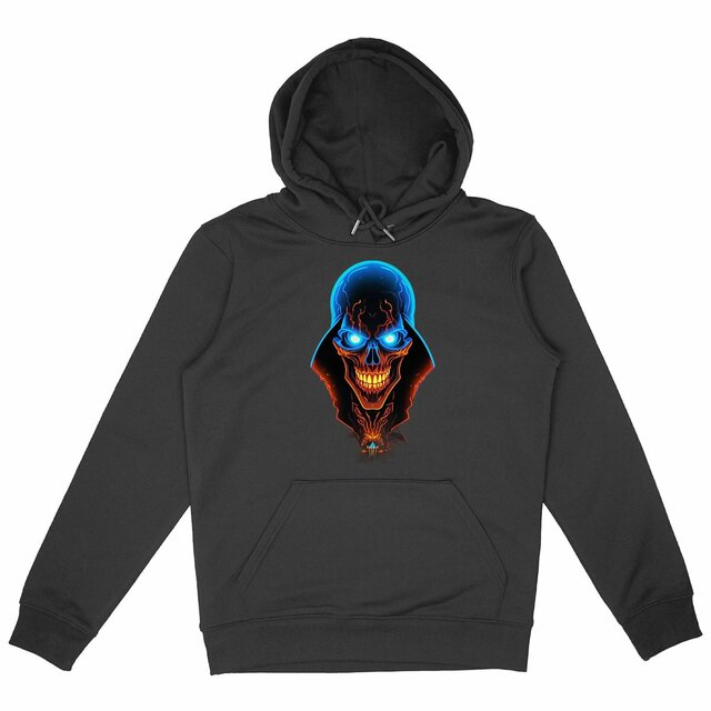 Image back Black Hoodies with Skulls Blood and Fire Avatar 13