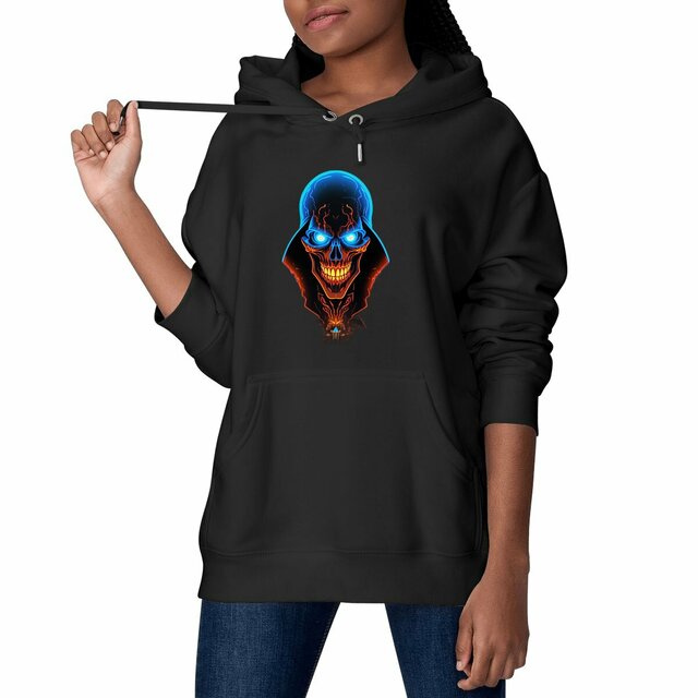 Image front Black Hoodies with Skulls Blood and Fire Avatar 13