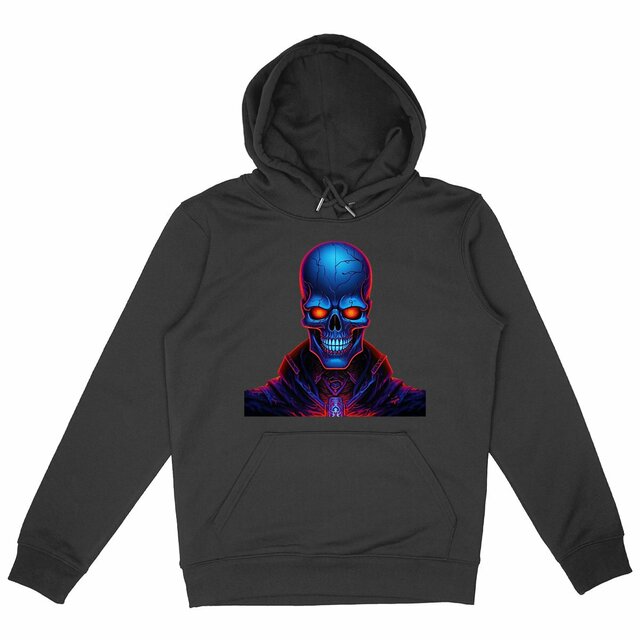 Image back Black Hoodies with Skulls Blood and Fire Avatar 36