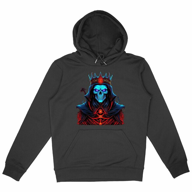Image back Black Hoodies with Skulls Blood and Fire Avatar 26