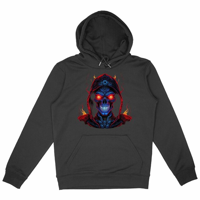 Image back Black Hoodies with Skulls Blood and Fire Avatar 22