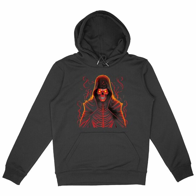 Image back Black Hoodies with Skulls Blood and Fire Avatar 23