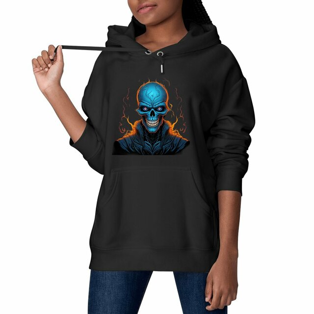 Image front  Black Hoodies with Skulls Blood and Fire Avatar 37