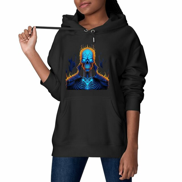 Image front Black Hoodies with Skulls Blood and Fire Avatar 8