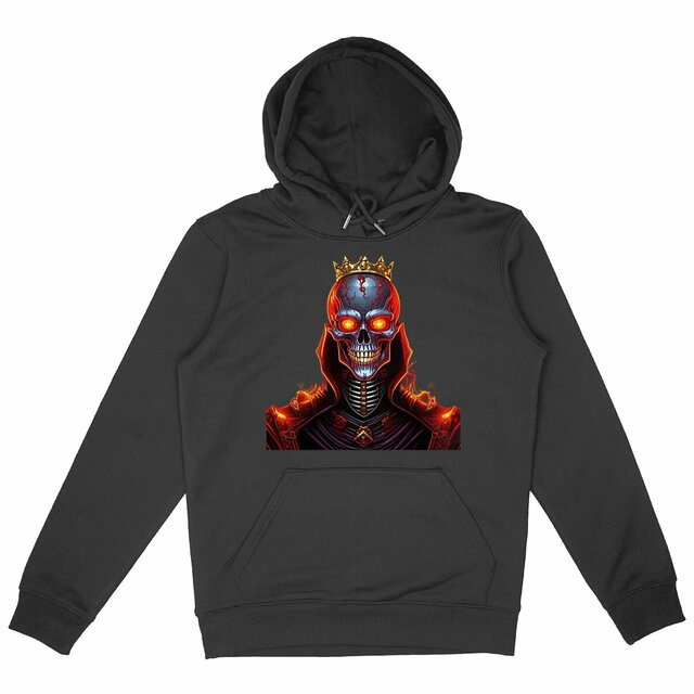 Image back Black Hoodies with Skulls Blood and Fire Avatar 20