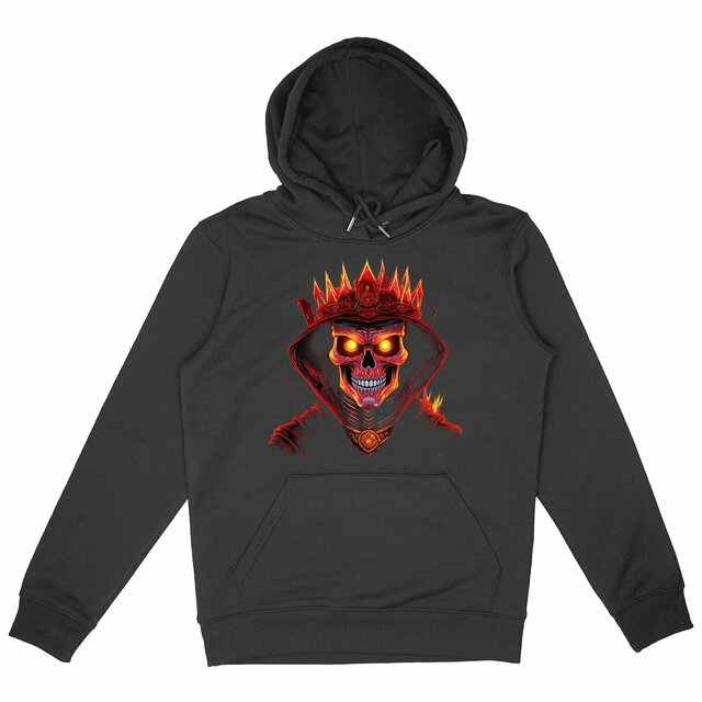 Image back Black Hoodies with Skulls Blood and Fire Avatar 27