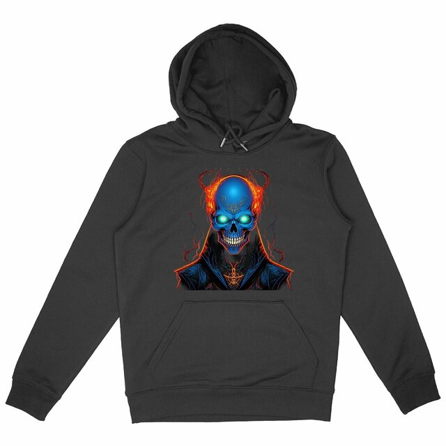 Image back Black Hoodies with Skulls Blood and Fire Avatar 34
