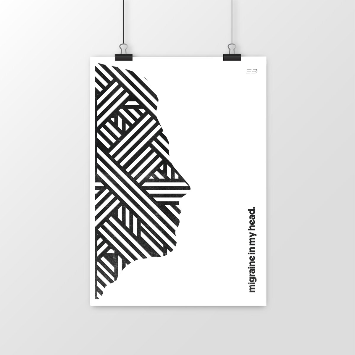 Image front migraine in my head. POSTER