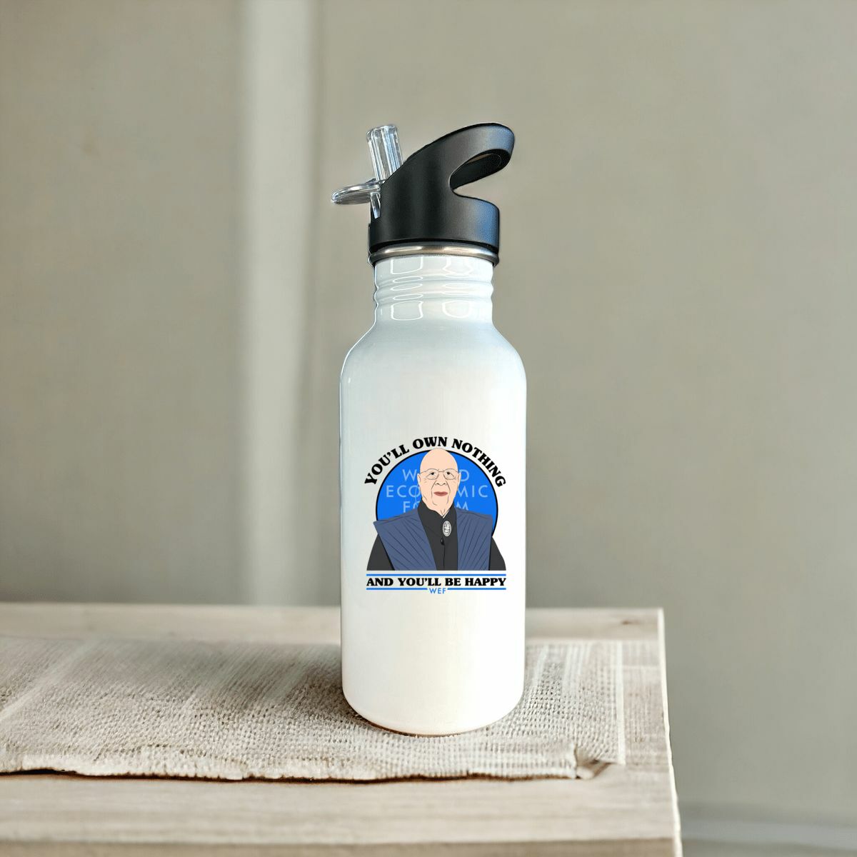 Image front Bouteille en inox - Klaus Schwab