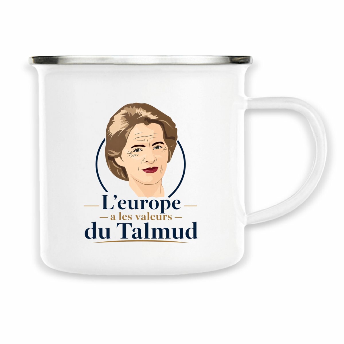 Image back Mug en métal - Ursula