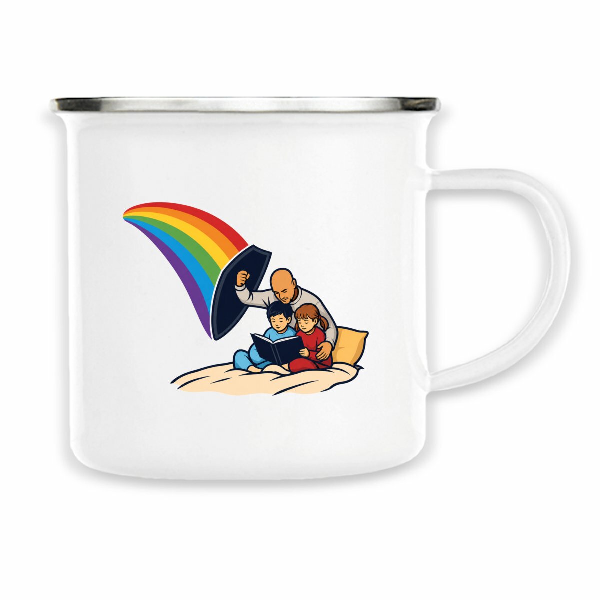Image back Mug en métal - Wokistan