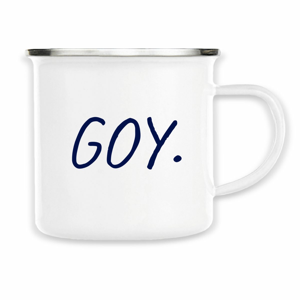 Image back Mug en métal - Goy