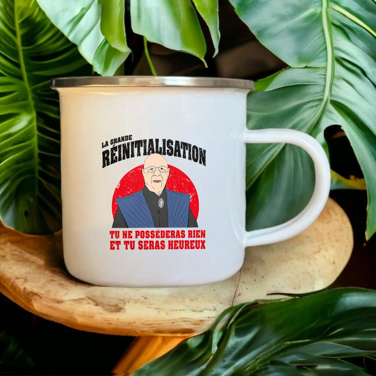Image front Mug en métal - Klaus Schwab
