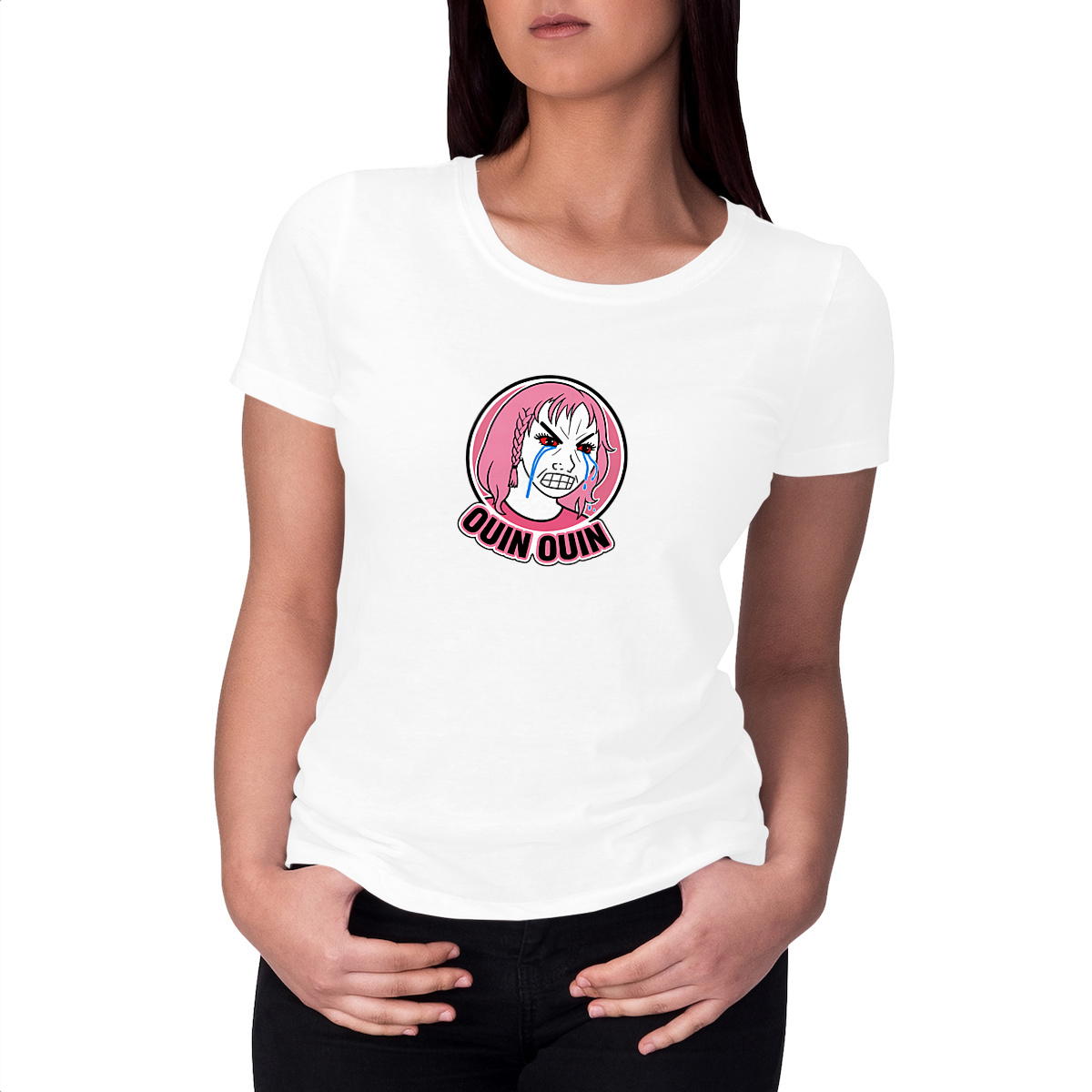Image front T-shirt Femme Coton BIO - Ouin Ouin