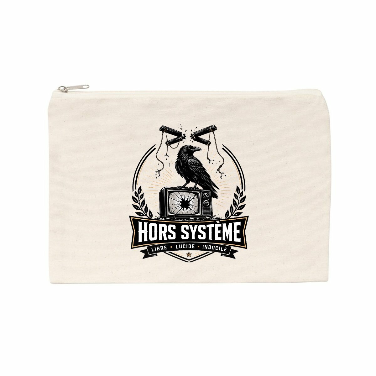 Image back Pochette en coton recyclé - Hors Système