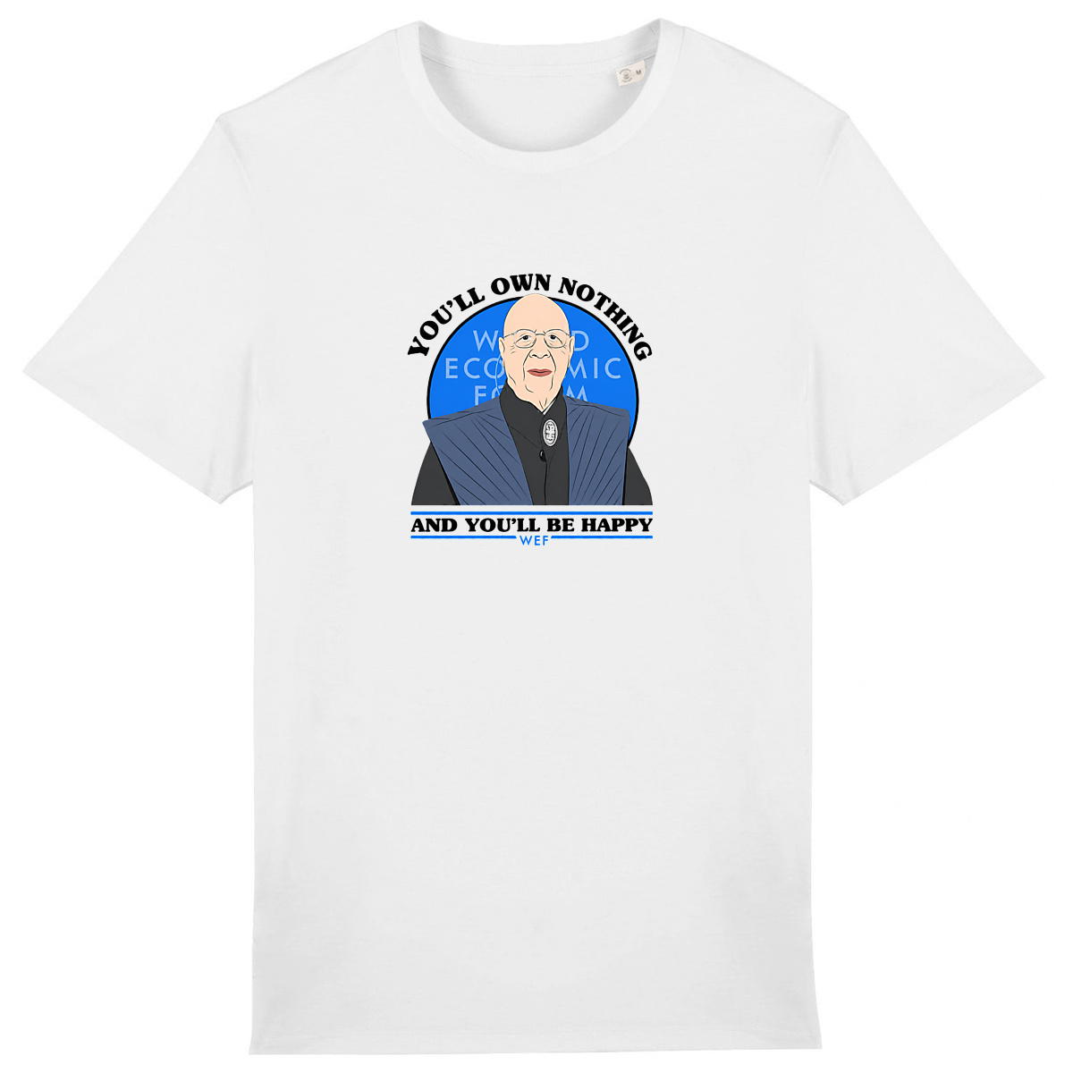 Image back T-shirt Homme Coton BIO - Klaus Schwab