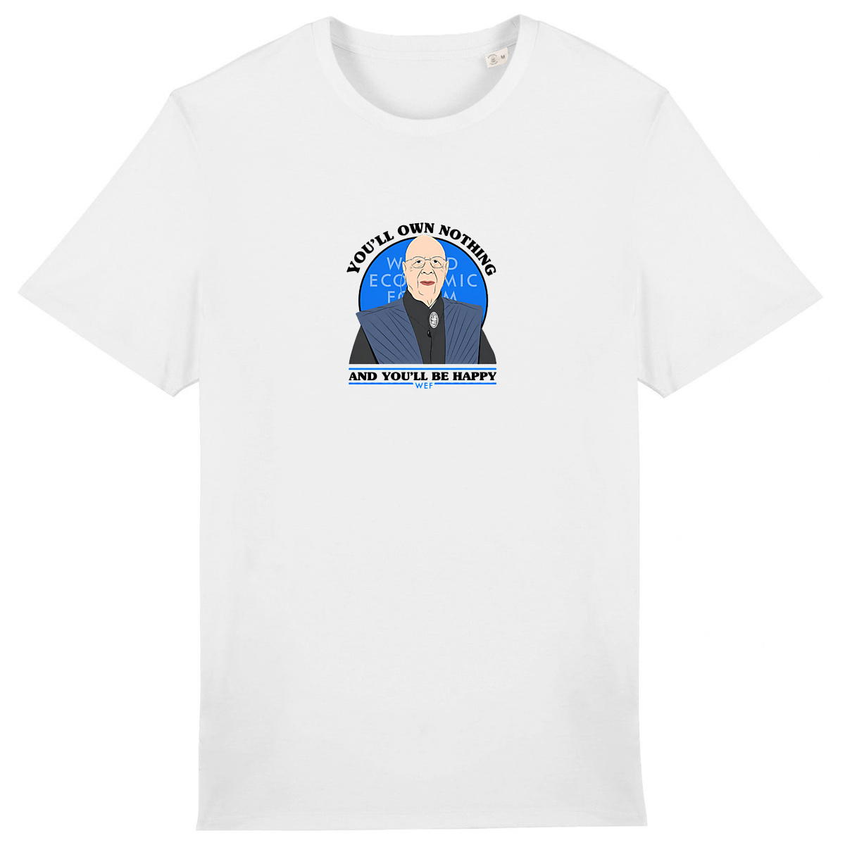 Image back T-shirt Homme Coton BIO - Klaus Schwab