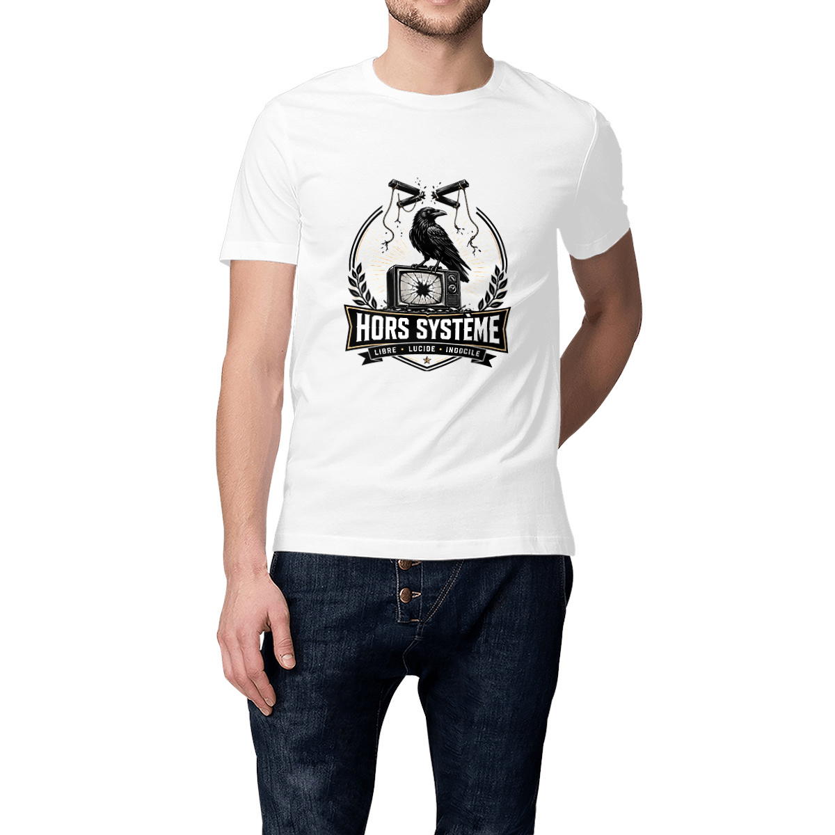 Image front T-shirt Unisexe Coton BIO - Hors système
