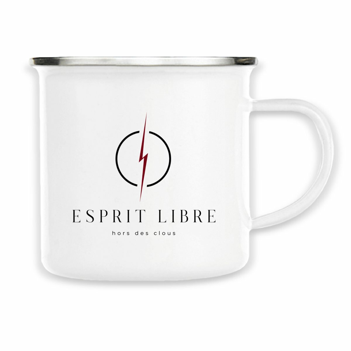 Image back Mug en métal - Esprit libre